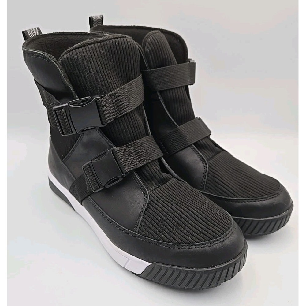 North Face Sierra Sport Strap Dry Vent Boots Women Size 10 Black Waterproof Boot